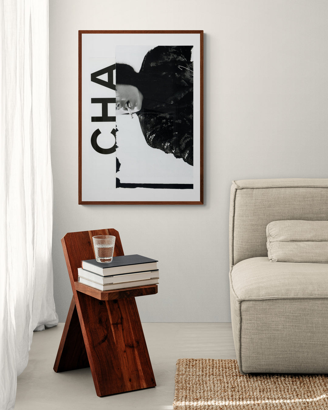 'CHANEL No.2' editioned collage print