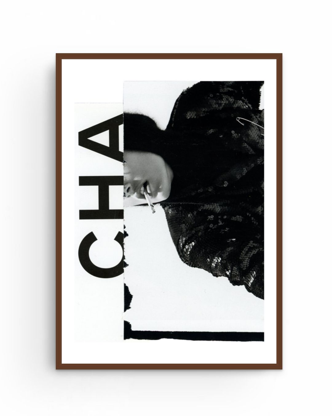 'CHANEL No.2' editioned collage print