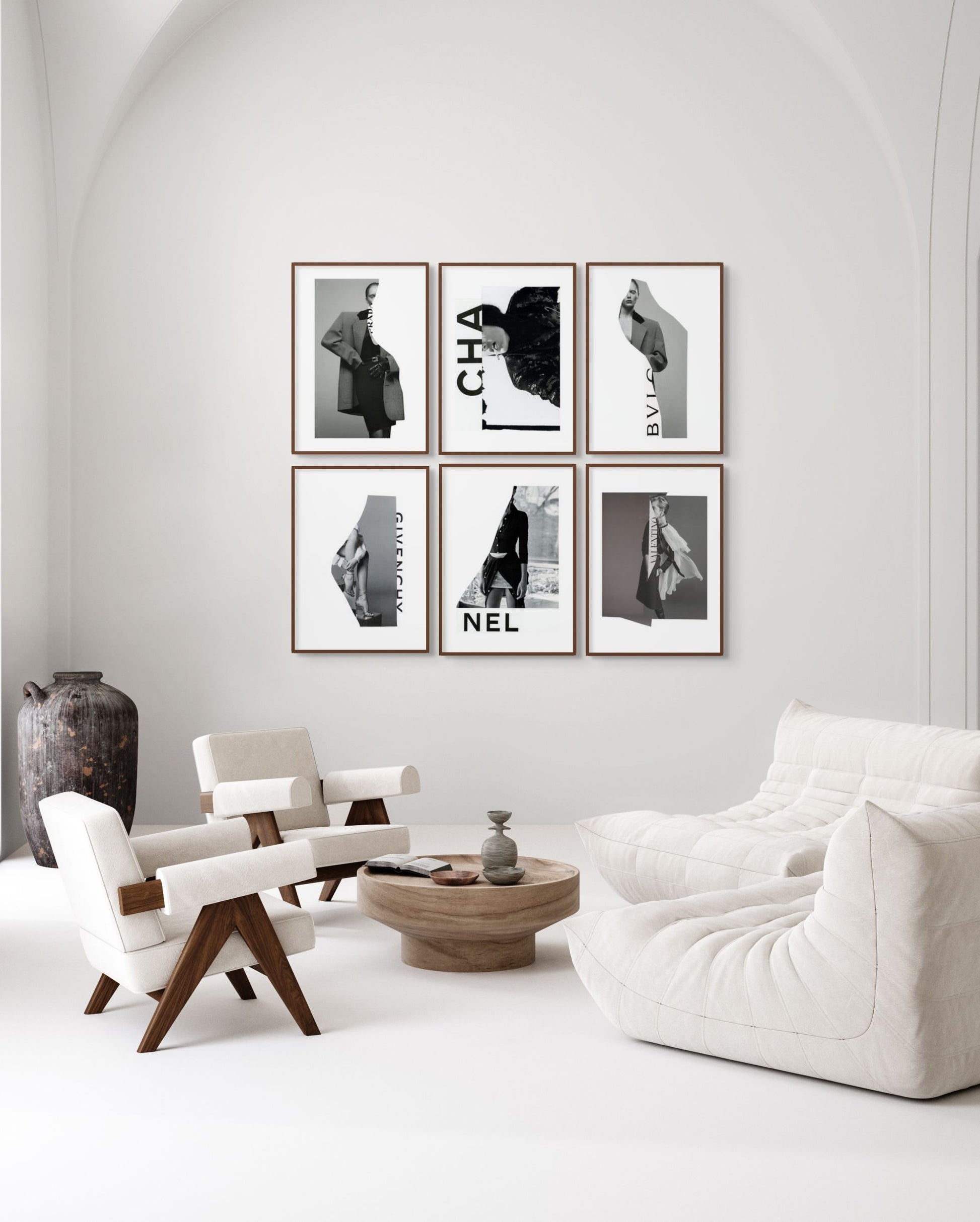 'CHANEL No.2' editioned collage print
